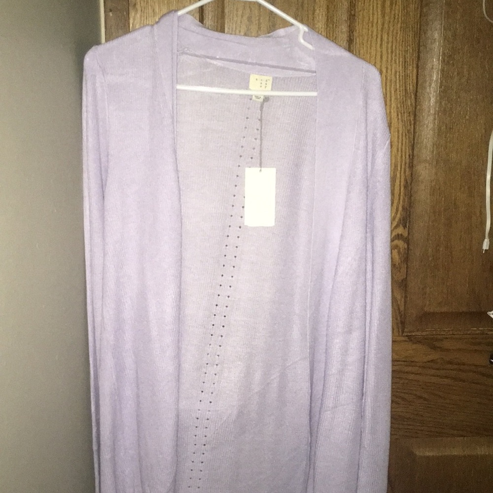 NWT A New Day Lavender cardigan